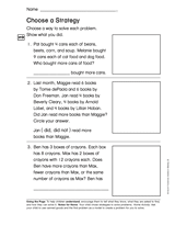 Choose a Strategy (Gr. 2)