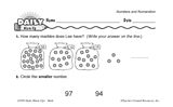 Math Warm-Up 5 for Gr. 1 & 2: Numbers and Numeration