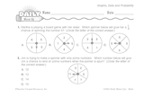 Math Warm-Up 164 for Gr. 5 & 6: Graphs, Data & Probability