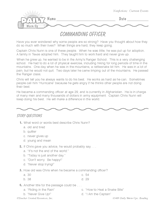 Commanding Officer Reading Warm-Up