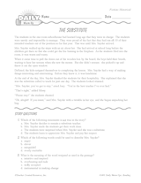 Historical Fiction Reading Warm-Up: The Substitute Teacher