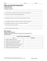 Why Are Minerals Important?