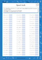 Multiplication Speed Trials II